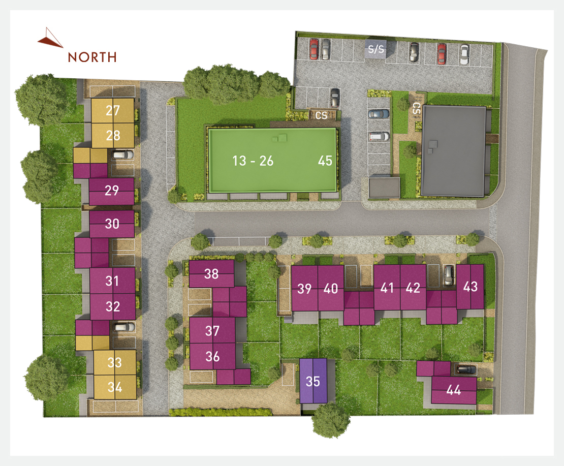 The Development New homes in London Colney Carriage Quarter